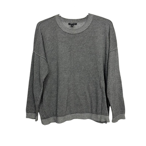 Eileen Fisher Peruvian Organic Botton Box Top Sweater - Picture 2 of 10